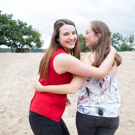 vriendinnen fotoshoot bedafsebergen vierkant