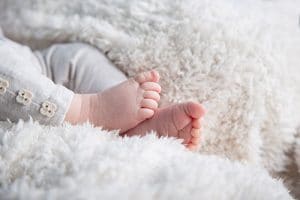 newborn voetjes fotoshoot