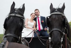 bruiloft paardenkoets