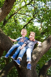 fotoshoot buiten met kinderen