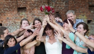 grappige foto's bruidsmeisjes
