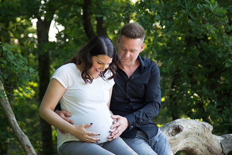 zwangerschapsfotograaf newbornshoot