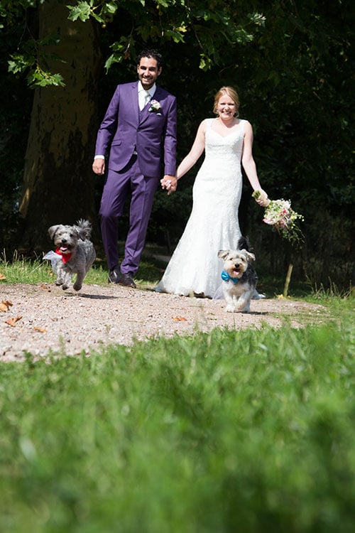 bruidsfotografie met honden