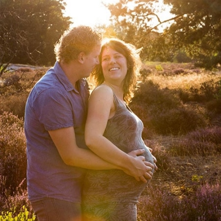 spontane zwangerschapsfotoshoot op locatie