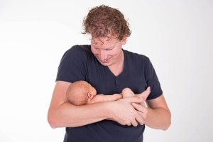 newbornshoot in de studio