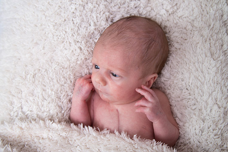 spontane newborn fotoshoot