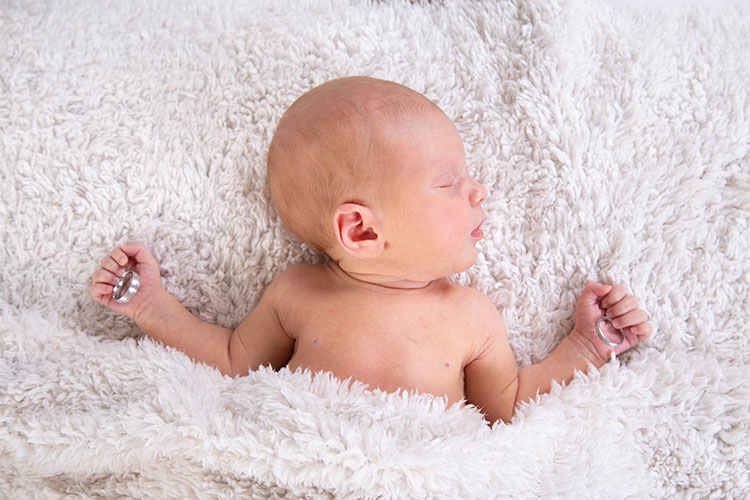 spontane newborn fotoshoot