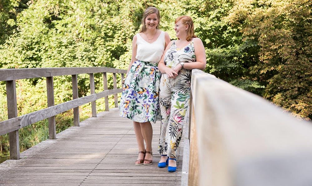 vriendinnen fotoshoot uden