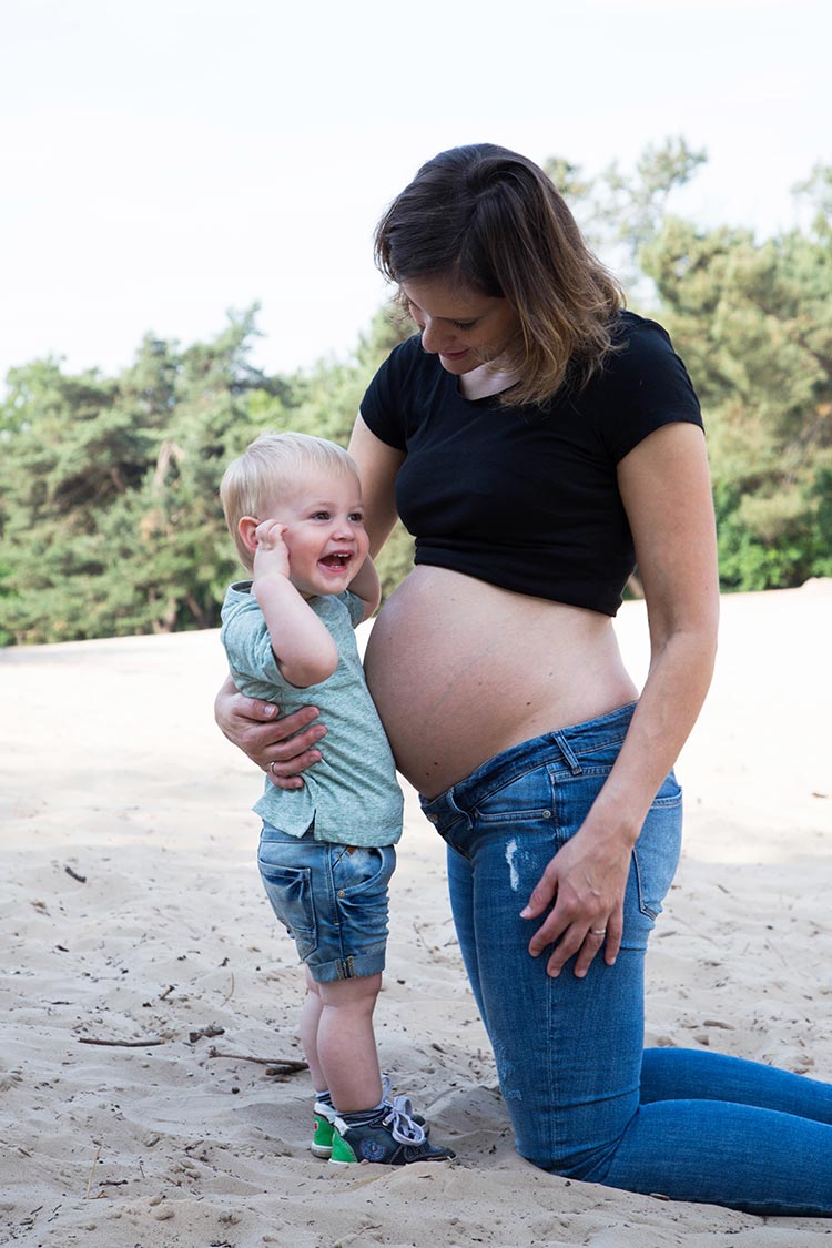 zwanger shoot met kinderen