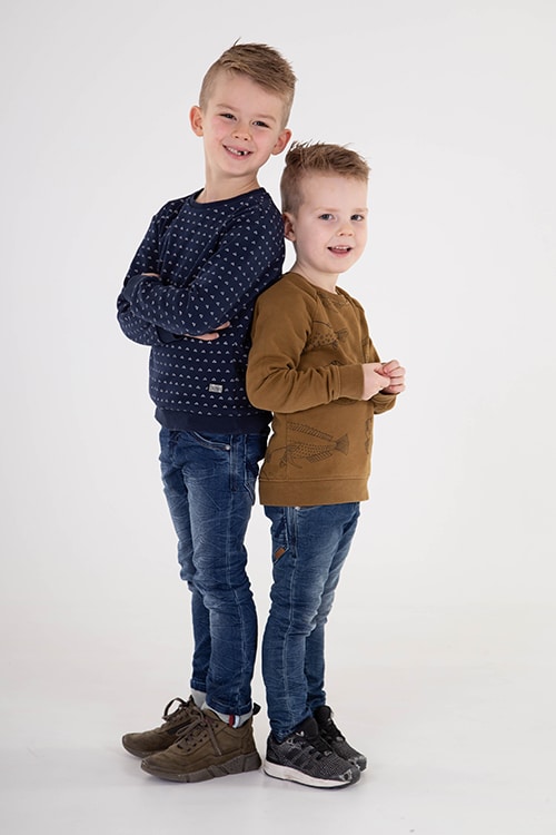 broertjes fotoshoot studio