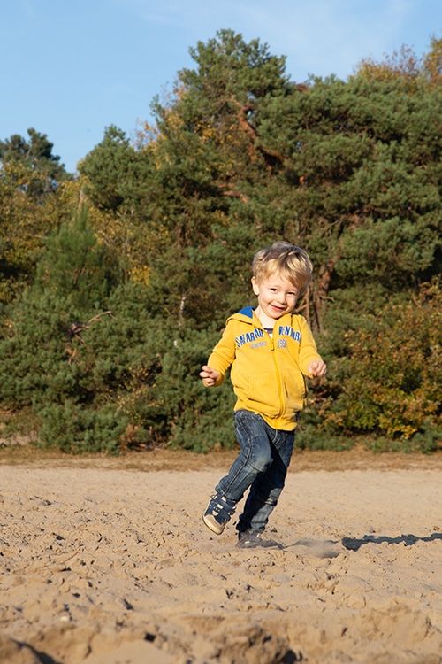 buiten fotoshoot zoon