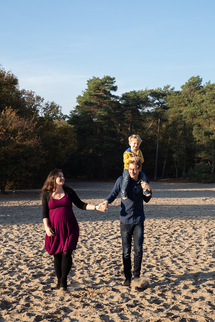 gelukkige familie fotohoot