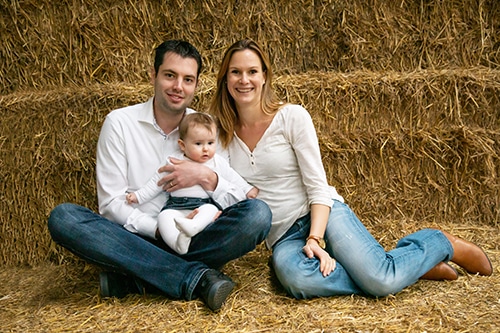 gezin fotoshoot boerderij