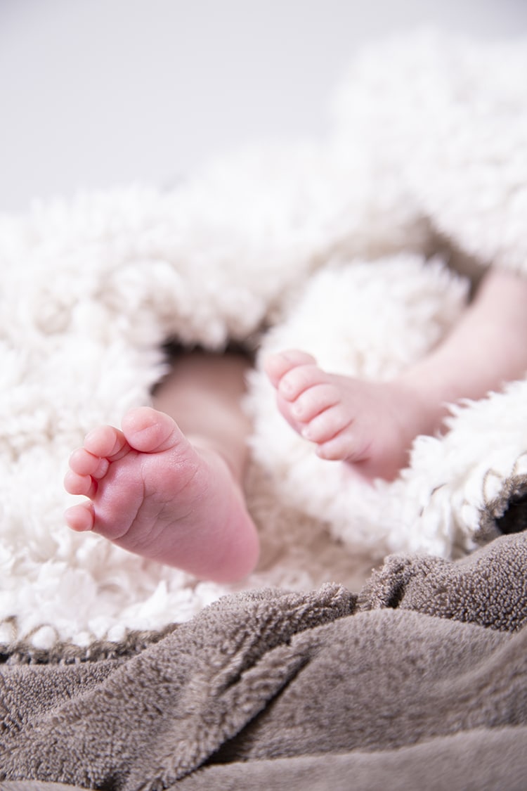 Babyvoetjes fotostudio