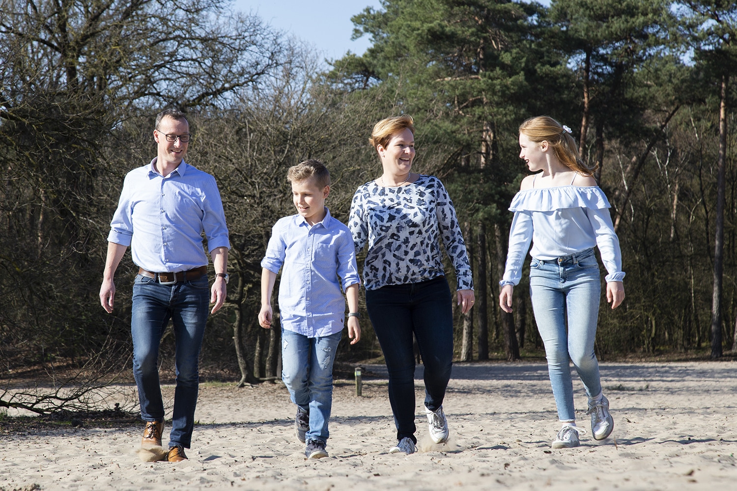 Familie fotoshoot Bedafse Bergen Uden