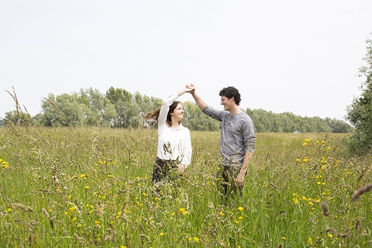 dansen loveshoot op locatie