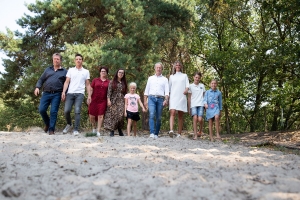 Familieshoot op locatie uden