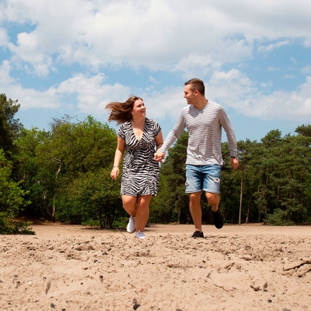 loveshoot in de natuur