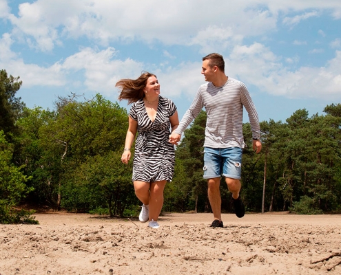 loveshoot in de natuur