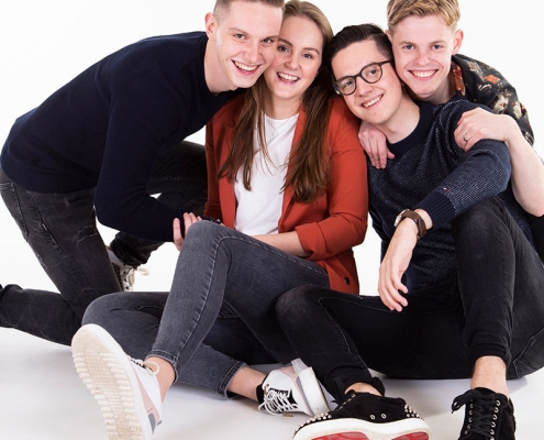 Familie fotoshoot in studio Brabant