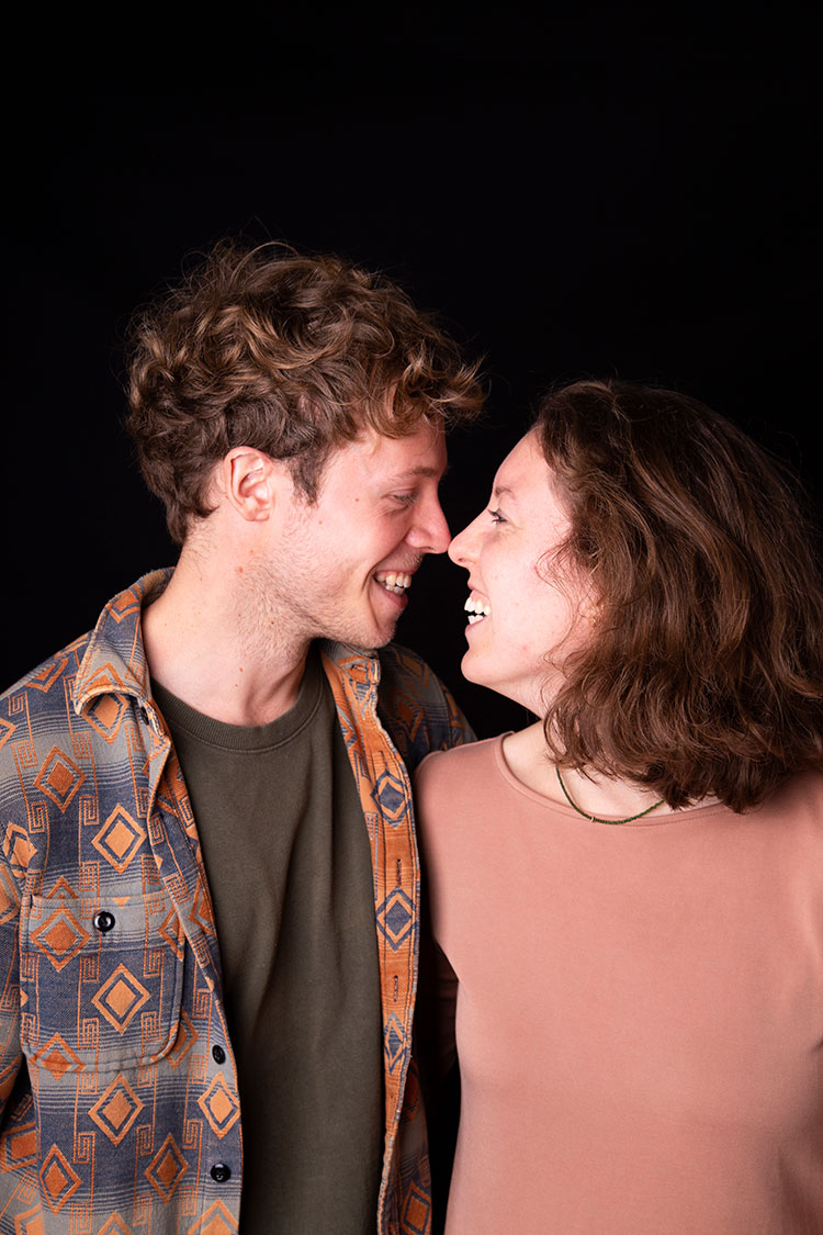 familiefoto in de studio