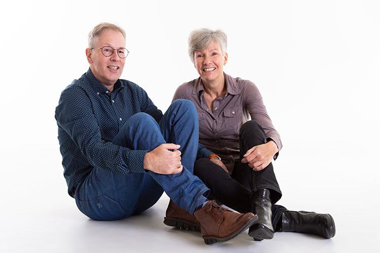 liefdesfoto in de studio