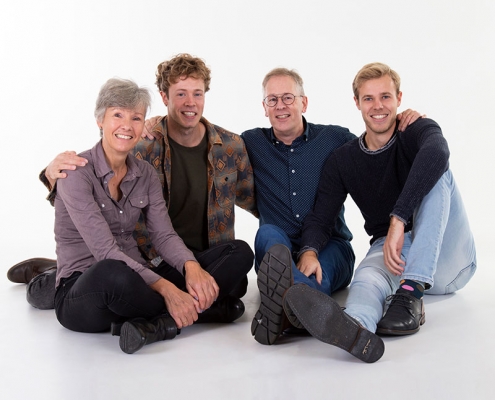 familie fotoshoot in de studio