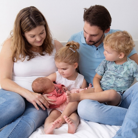 Combinatie zwanger en newborn fotograaf