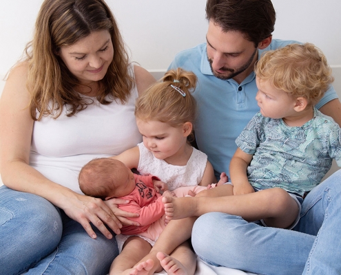 Combinatie zwanger en newborn fotograaf