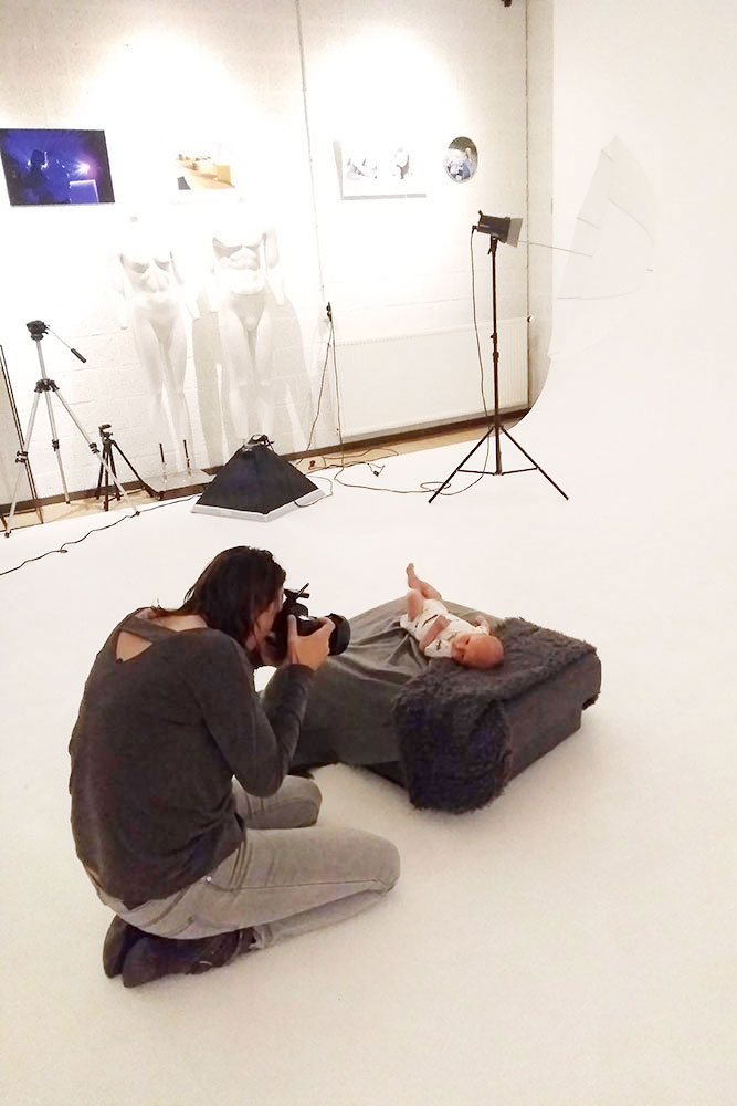 Meeloop dag fotografie in studio