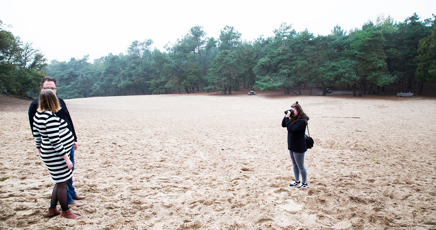 Stage lopen bij een fotograaf