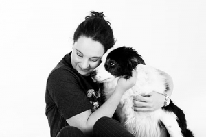 hondenfotografie knuffel met hond