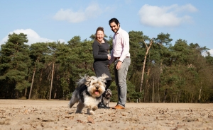 zwangerschapsfotografie met huisdier locatie