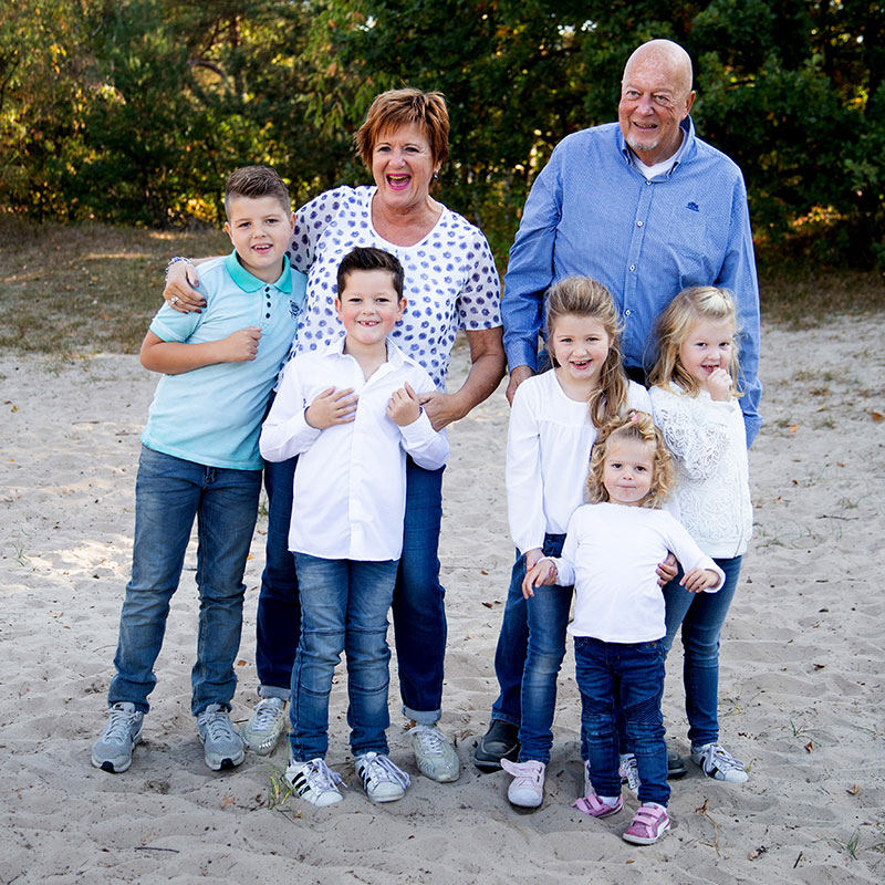 familie fotoshoot met grote groep