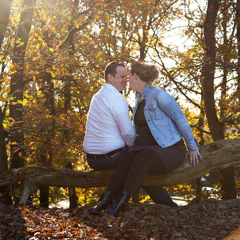 Fotoshoot zwangerschap koppel